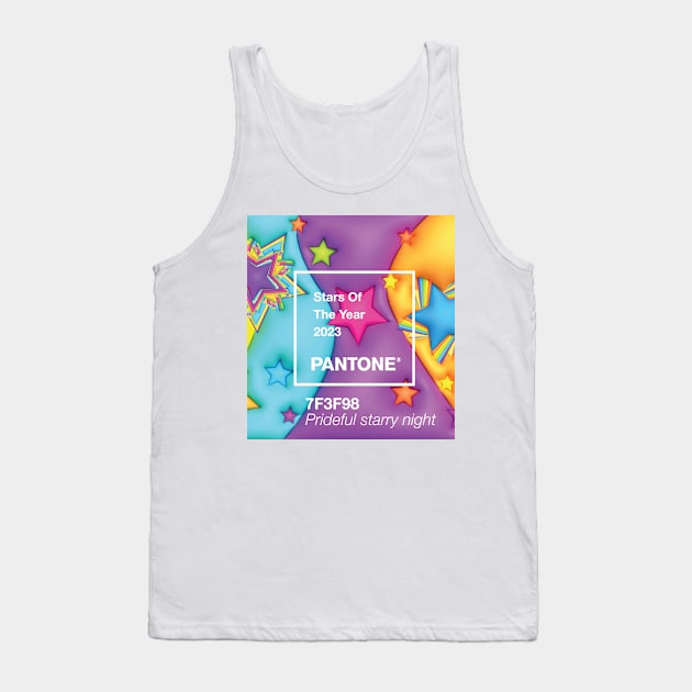 Pantone Pride Starry Night Colour Tank Top by theartistmusician